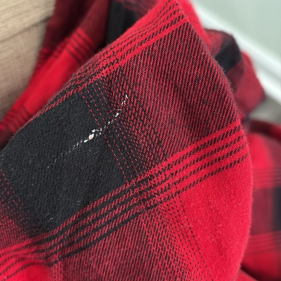 MADEWELL Buffalo check red and black long sleeve flannel PJ set XS - Picture 13 of 13